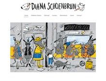 Tablet Screenshot of dianaschoenbrun.net